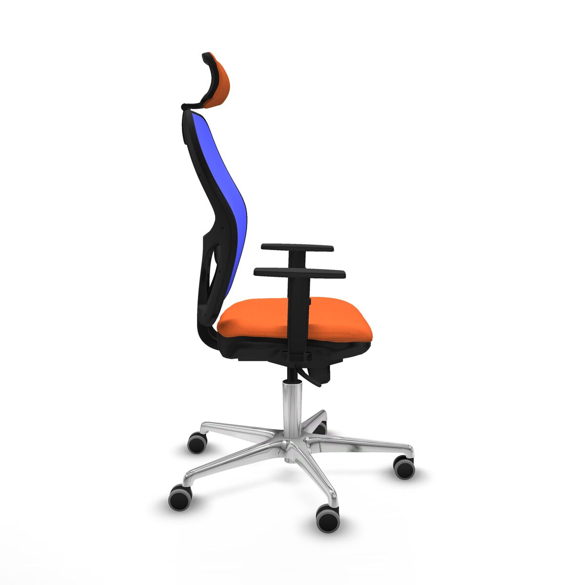 Silla de Oficina con Cabecero Piqueras y Crespo 1D086G2 Naranja