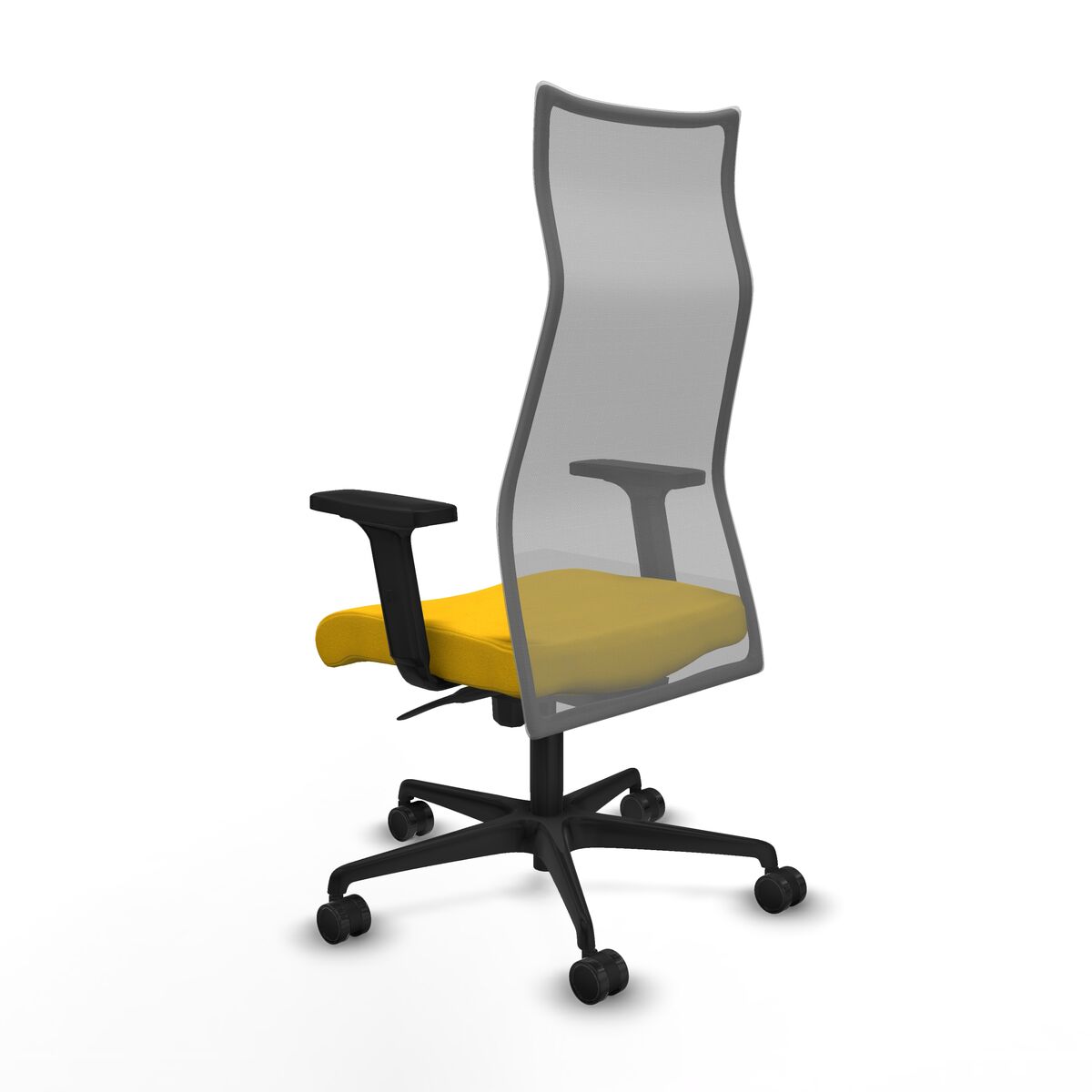 Silla de Oficina Piqueras y Crespo B2D036N Amarillo