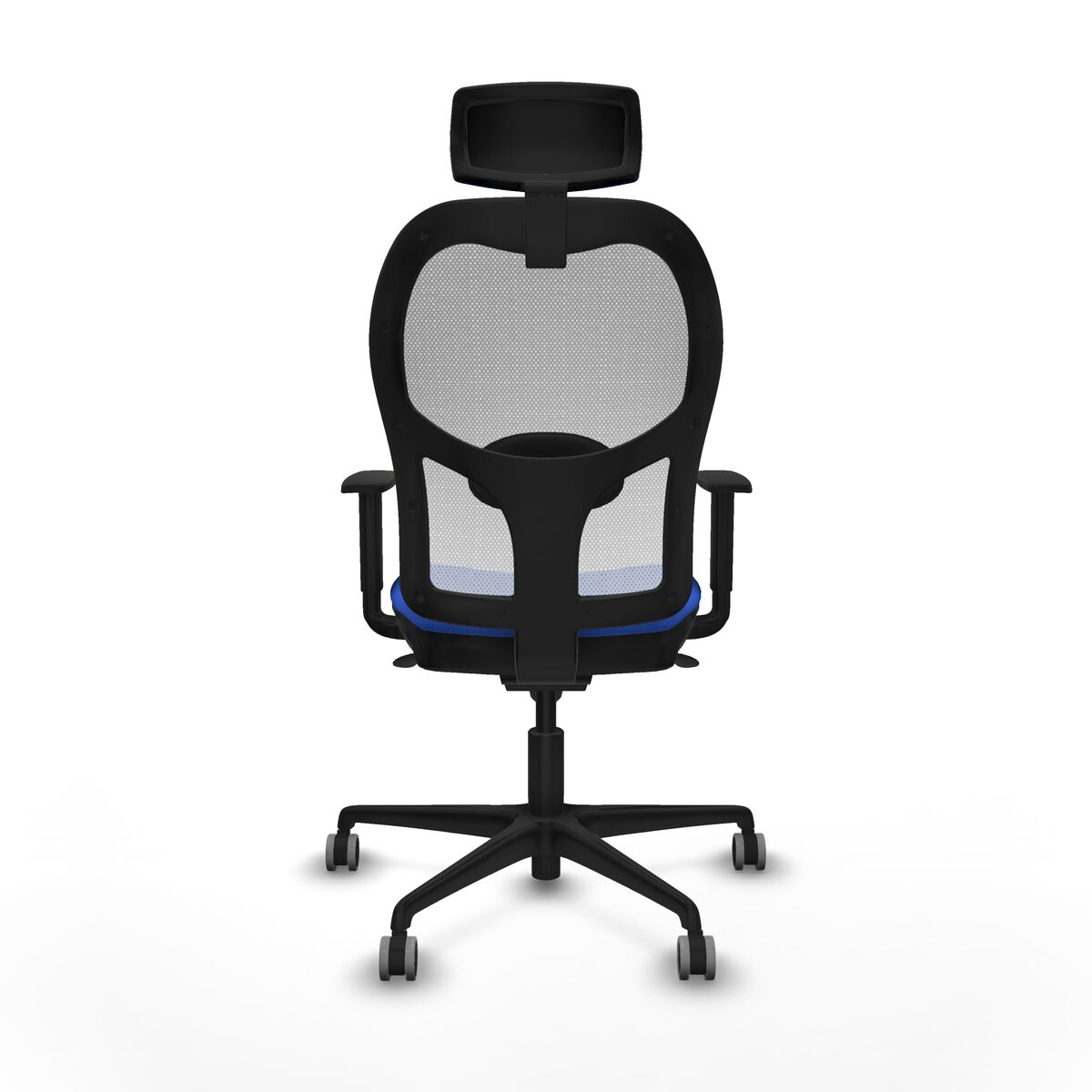 Silla de Oficina con Cabecero Piqueras y Crespo 1D036G2 Azul