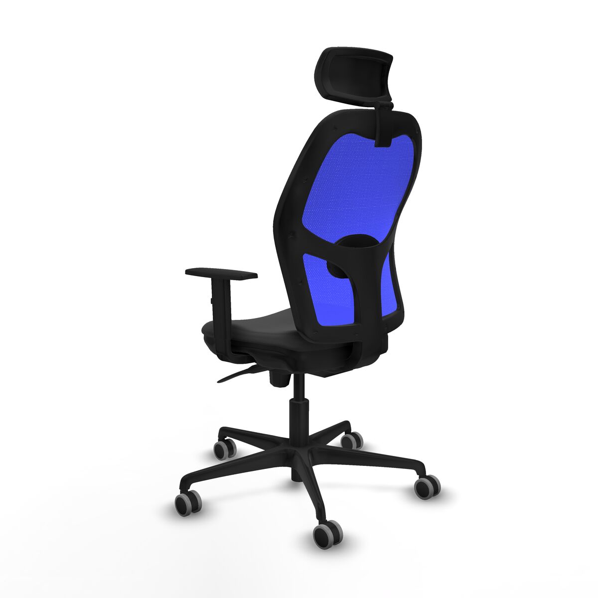 Silla de Oficina con Cabecero Piqueras y Crespo 1D036G2 Gris oscuro