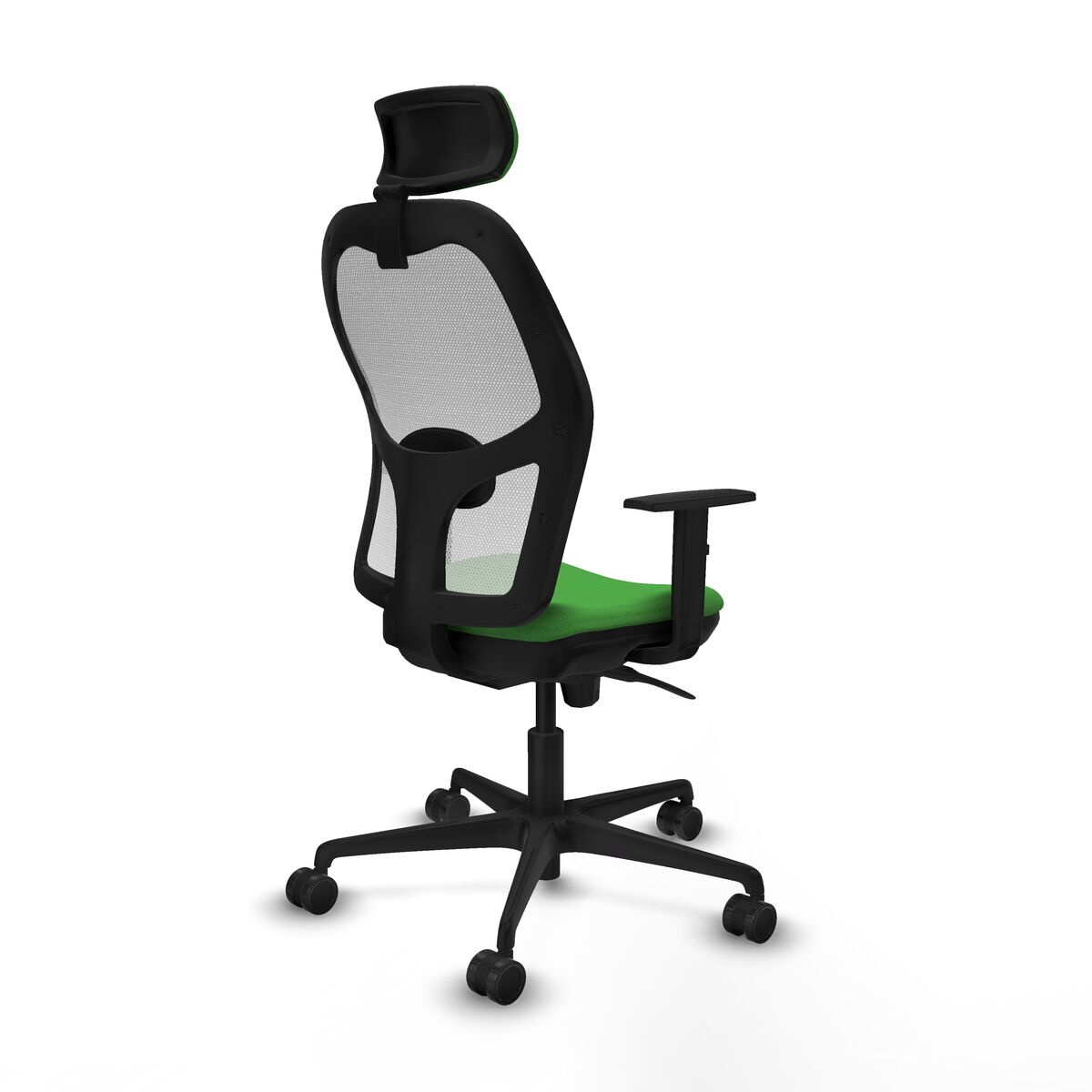 Silla de Oficina con Cabecero Piqueras y Crespo 1D036N2 Verde
