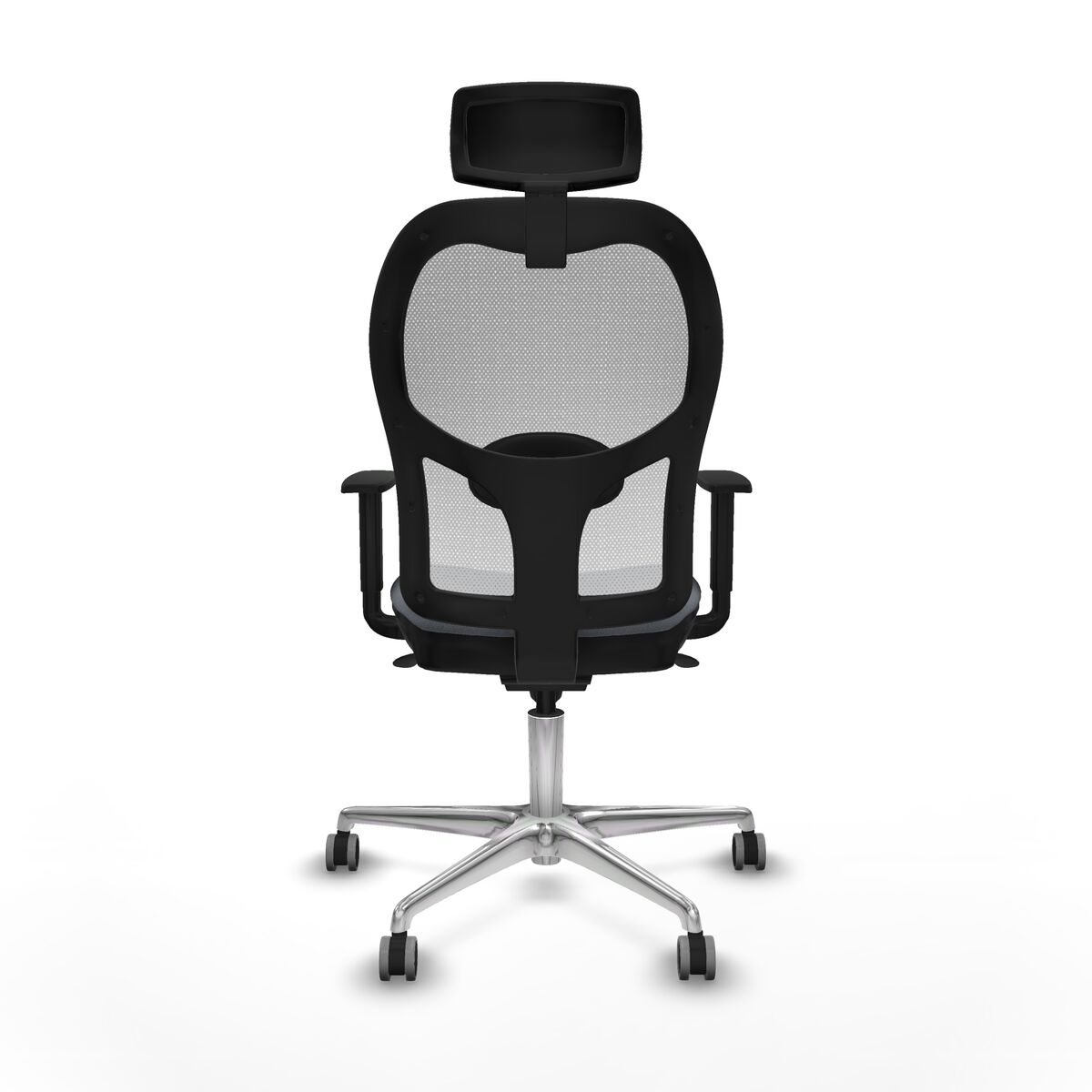 Silla de Oficina con Cabecero Piqueras y Crespo 1D086G2 Gris