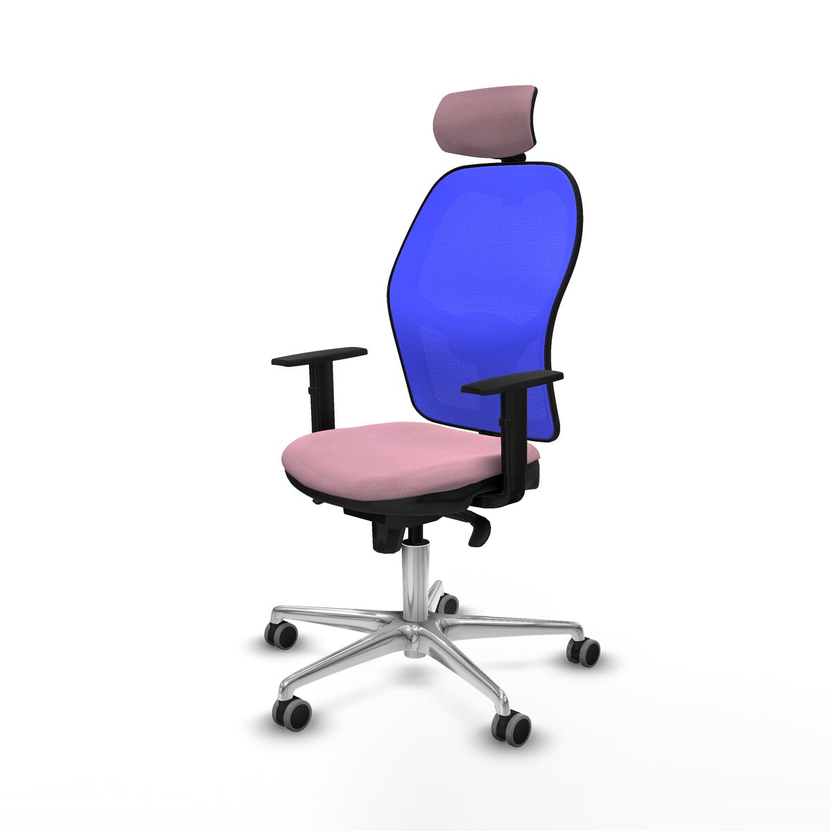 Silla de Oficina con Cabecero Piqueras y Crespo 1D086G2 Rosa