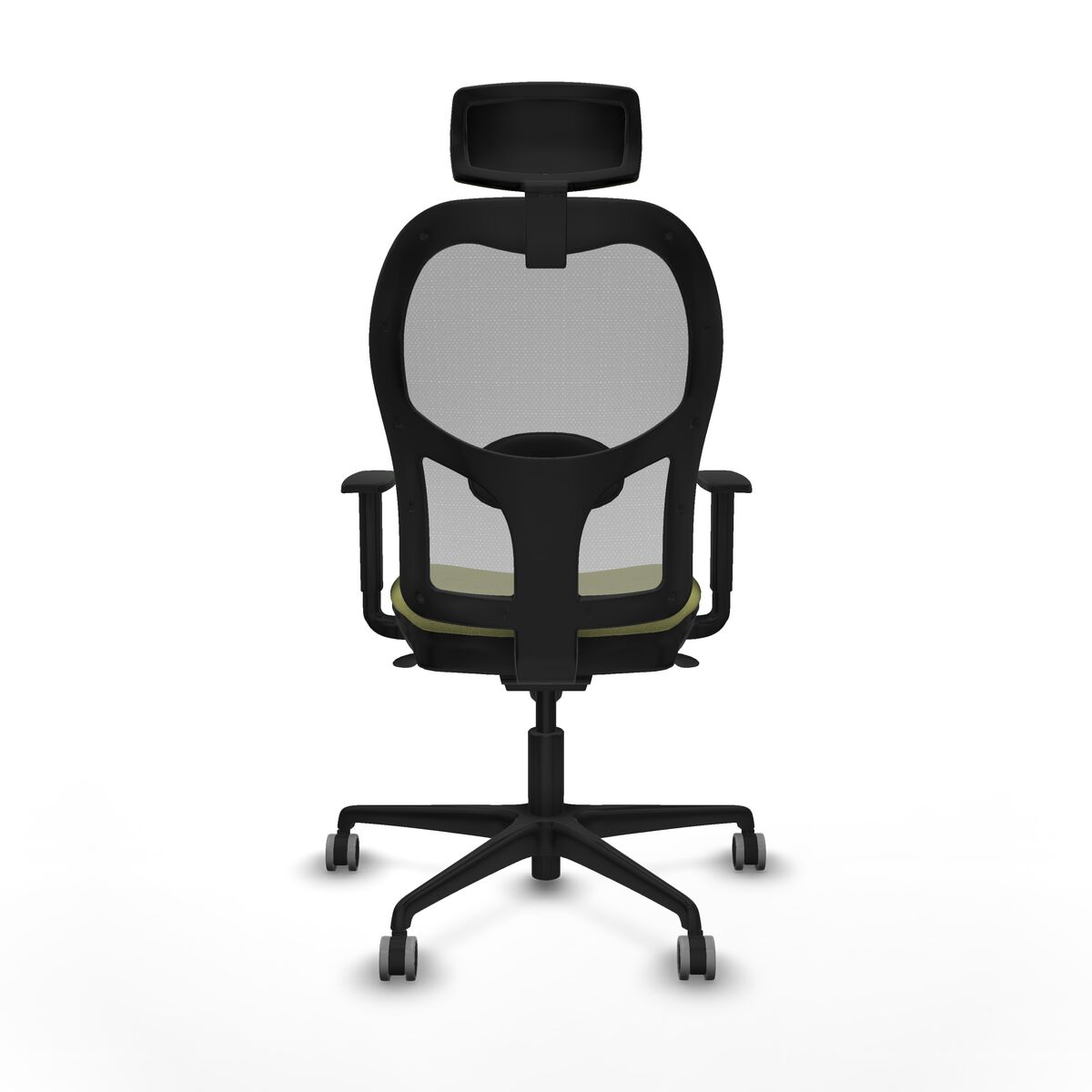 Silla de Oficina con Cabecero Piqueras y Crespo 1D036G2 Verde