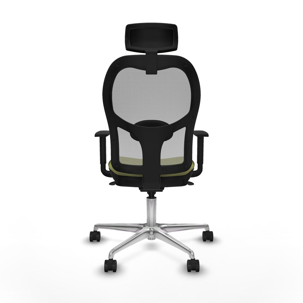 Silla de Oficina con Cabecero Piqueras y Crespo 1D086N2 Verde