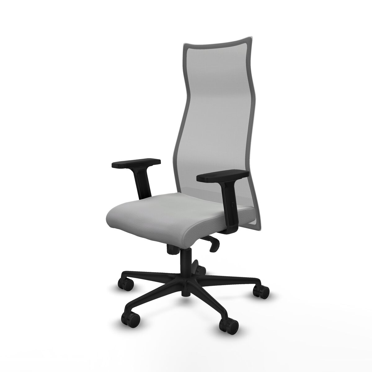 Silla de Oficina Piqueras y Crespo B2D036N Gris claro