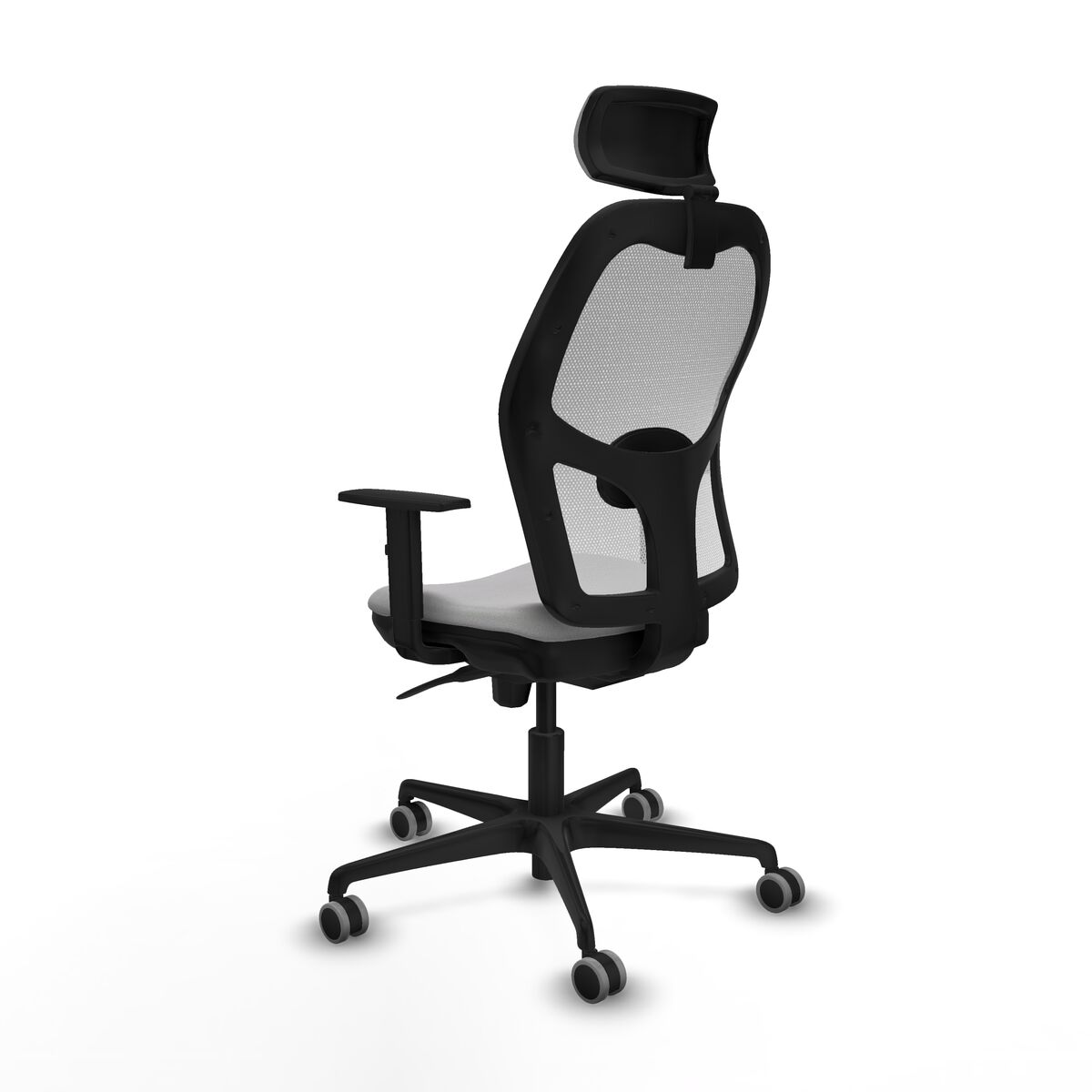 Silla de Oficina con Cabecero Piqueras y Crespo 1D036G2 Gris claro