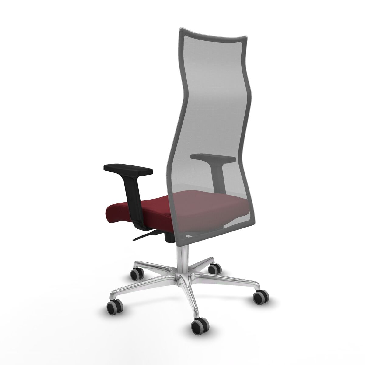 Silla de Oficina Piqueras y Crespo B2D086G Granate