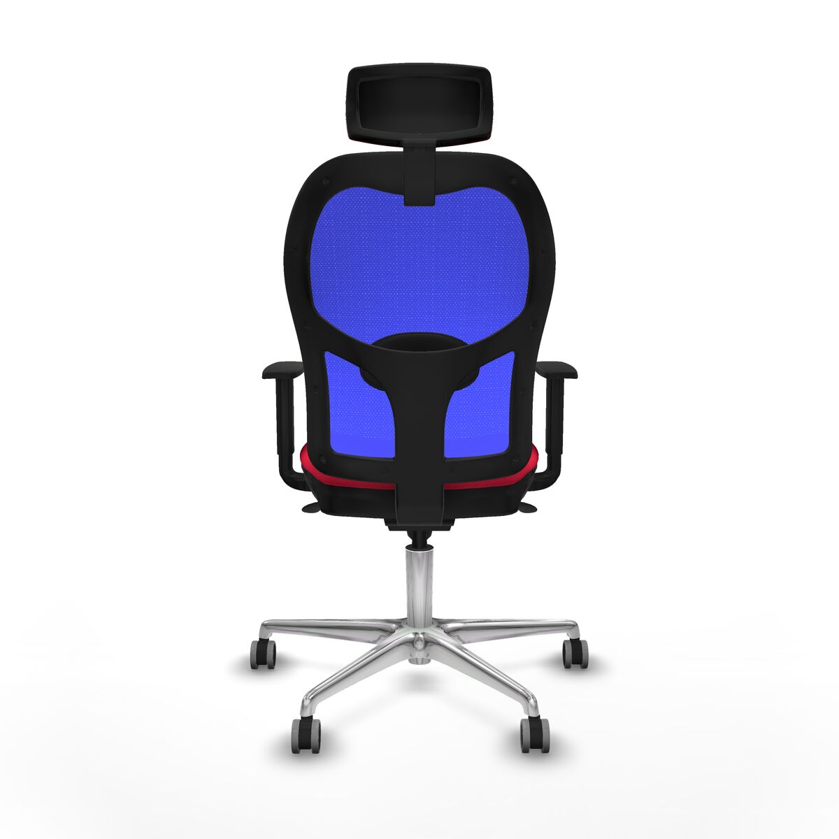 Silla de Oficina con Cabecero Piqueras y Crespo 1D086G2 Rojo