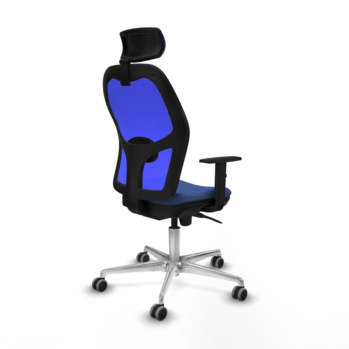 Silla de Oficina con Cabecero Piqueras y Crespo 1D086G2 Azul marino