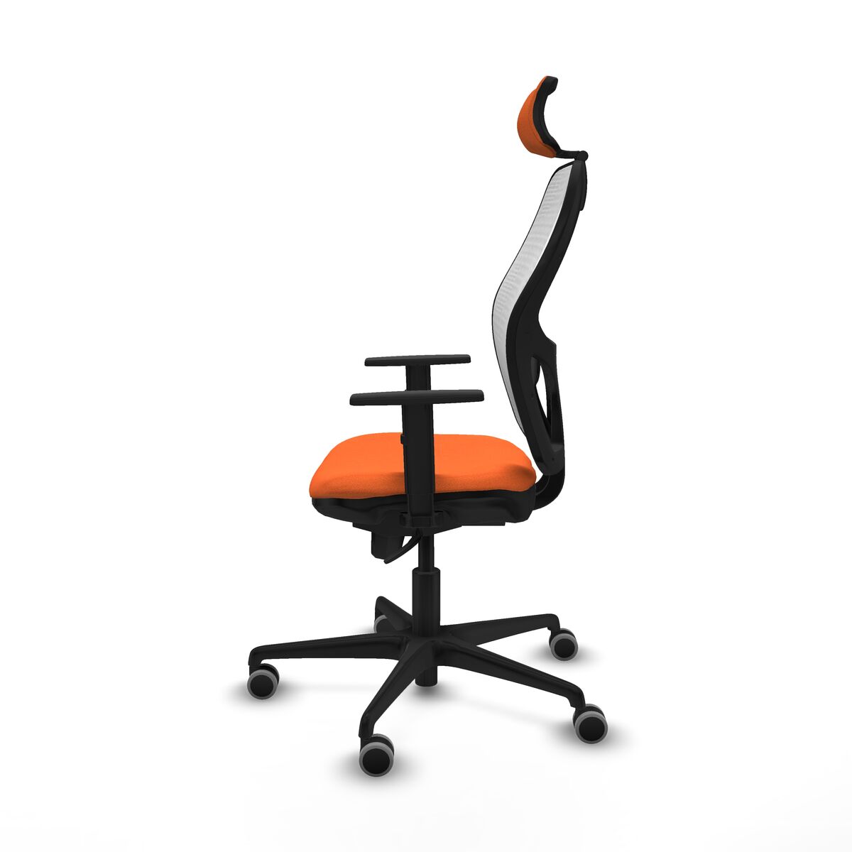Silla de Oficina con Cabecero Piqueras y Crespo 1D036G2 Naranja