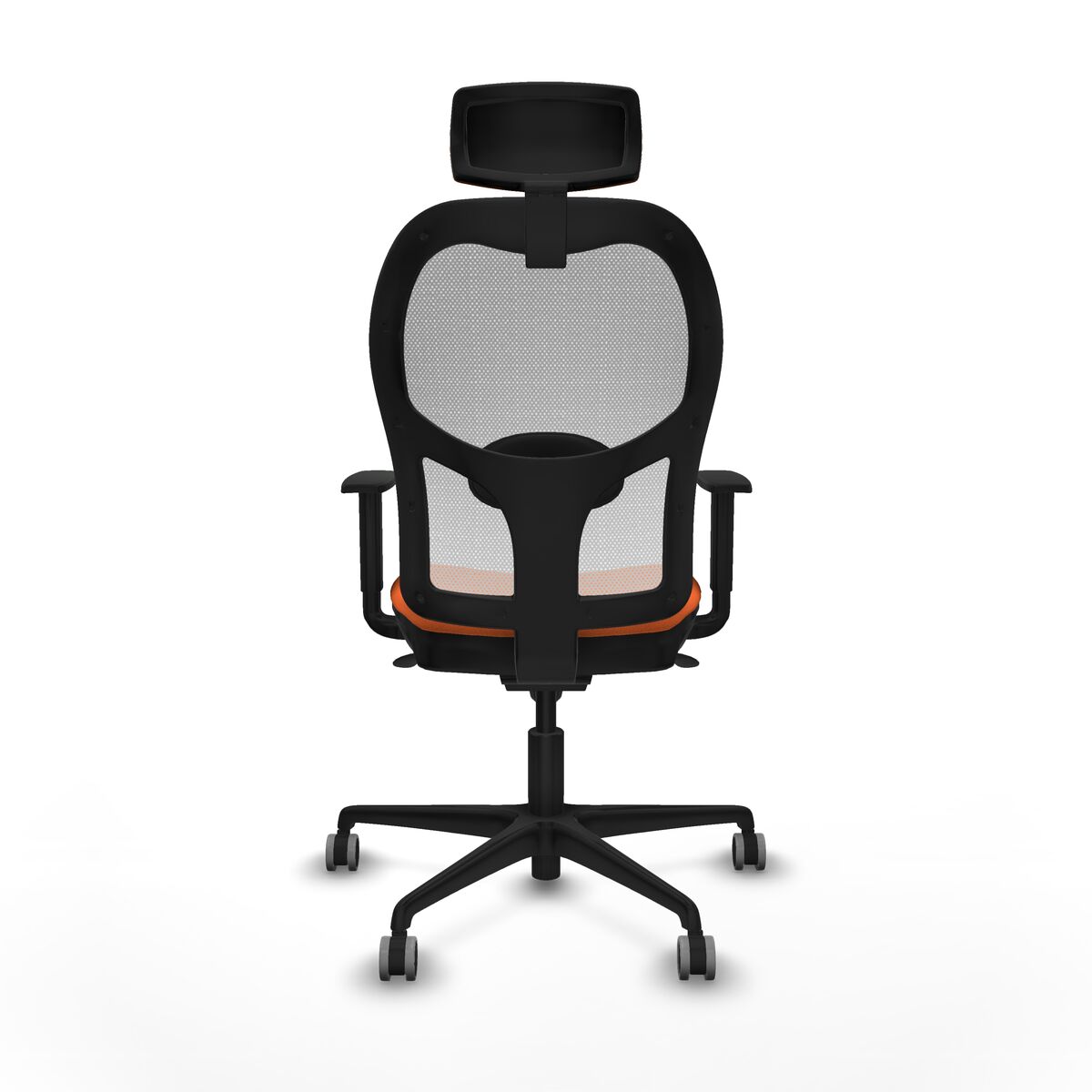 Silla de Oficina con Cabecero Piqueras y Crespo 1D036G2 Naranja