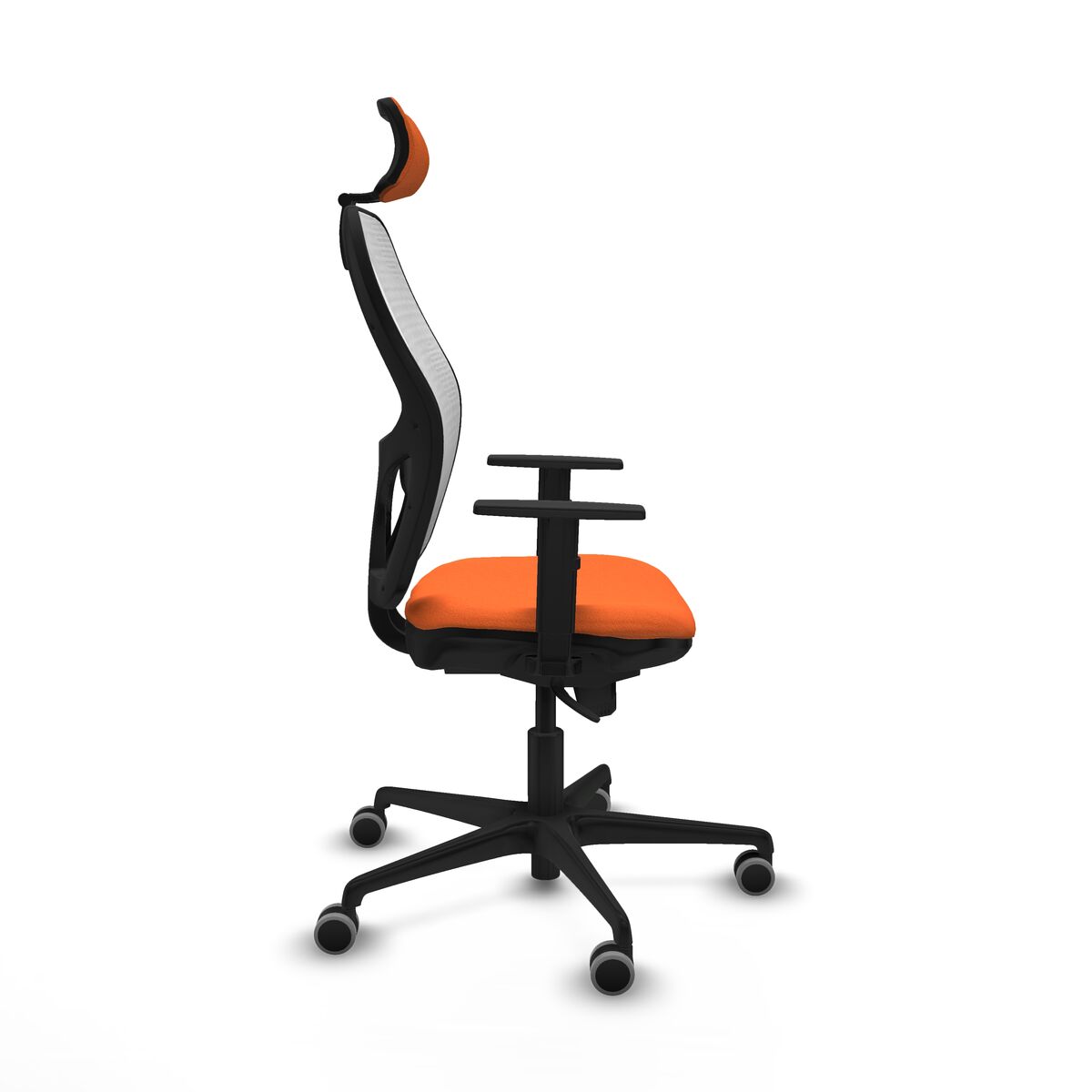 Silla de Oficina con Cabecero Piqueras y Crespo 1D036G2 Naranja