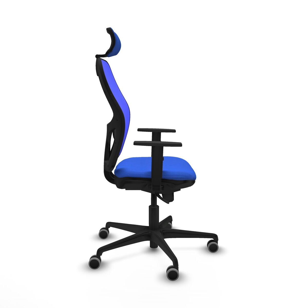 Silla de Oficina con Cabecero Piqueras y Crespo 1D036G2 Azul
