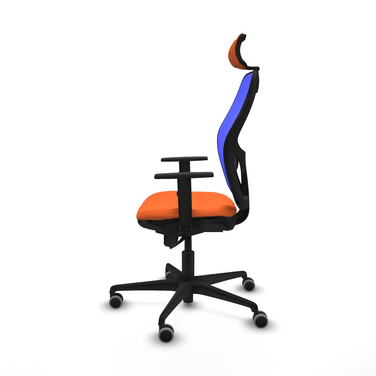 Silla de Oficina con Cabecero Piqueras y Crespo 1D036G2 Naranja