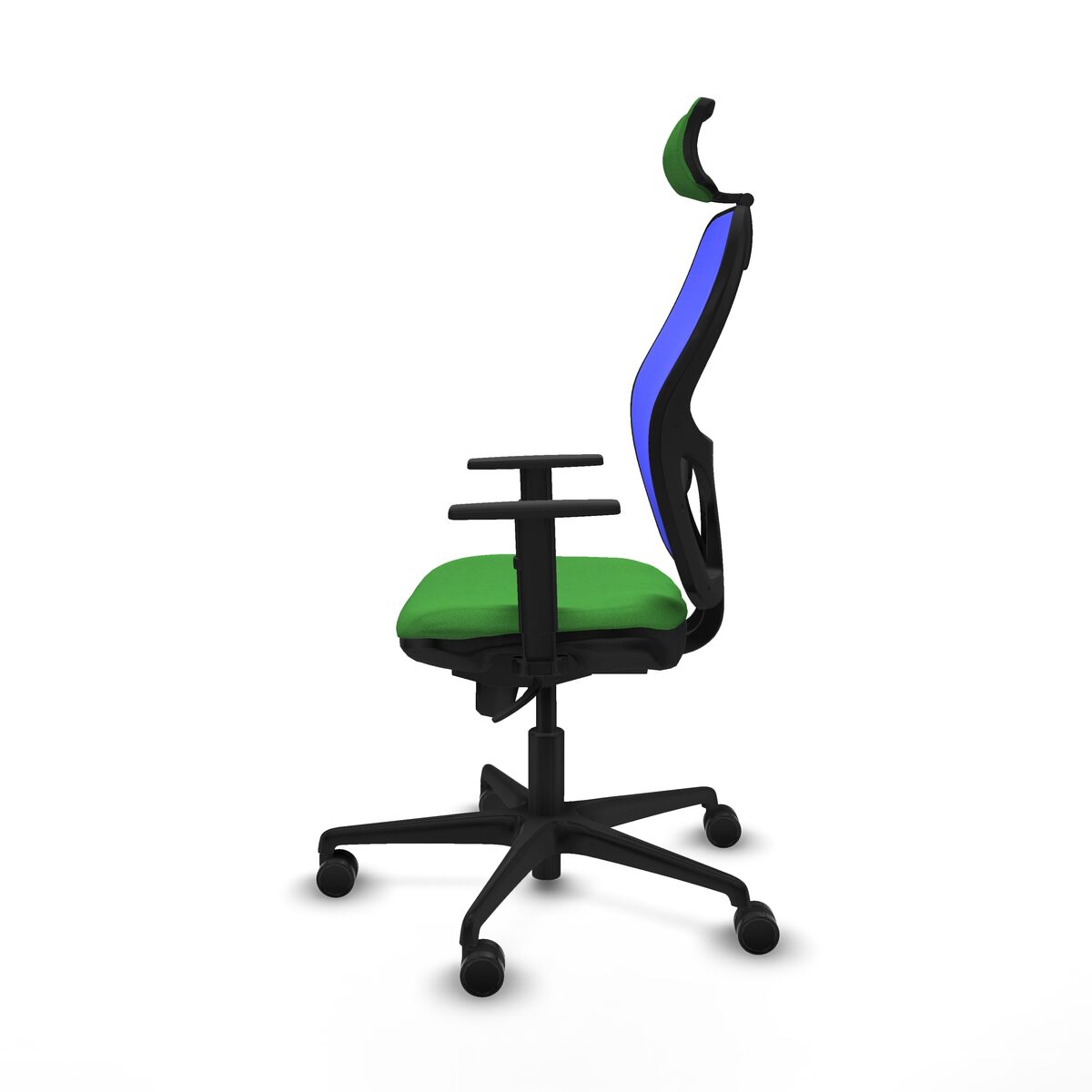 Silla de Oficina con Cabecero Piqueras y Crespo 1D036N2 Verde
