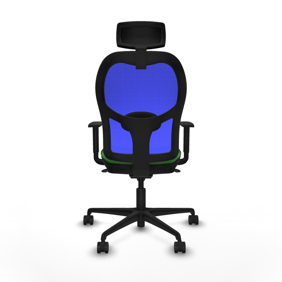 Silla de Oficina con Cabecero Piqueras y Crespo 1D036N2 Verde