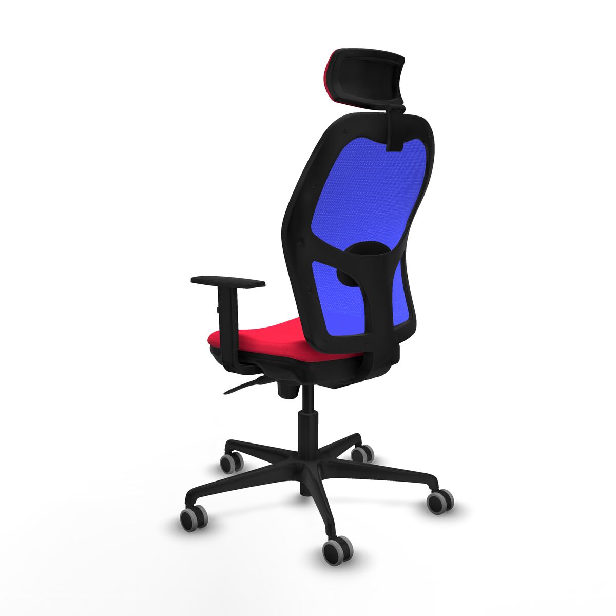 Silla de Oficina con Cabecero Piqueras y Crespo 1D036G2 Rojo