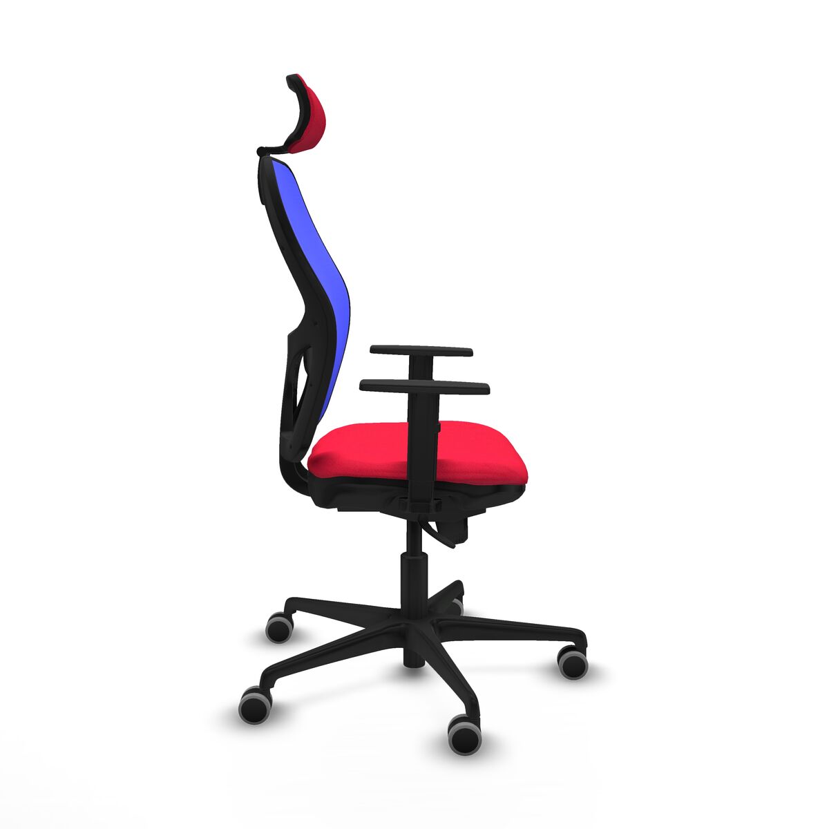 Silla de Oficina con Cabecero Piqueras y Crespo 1D036G2 Rojo