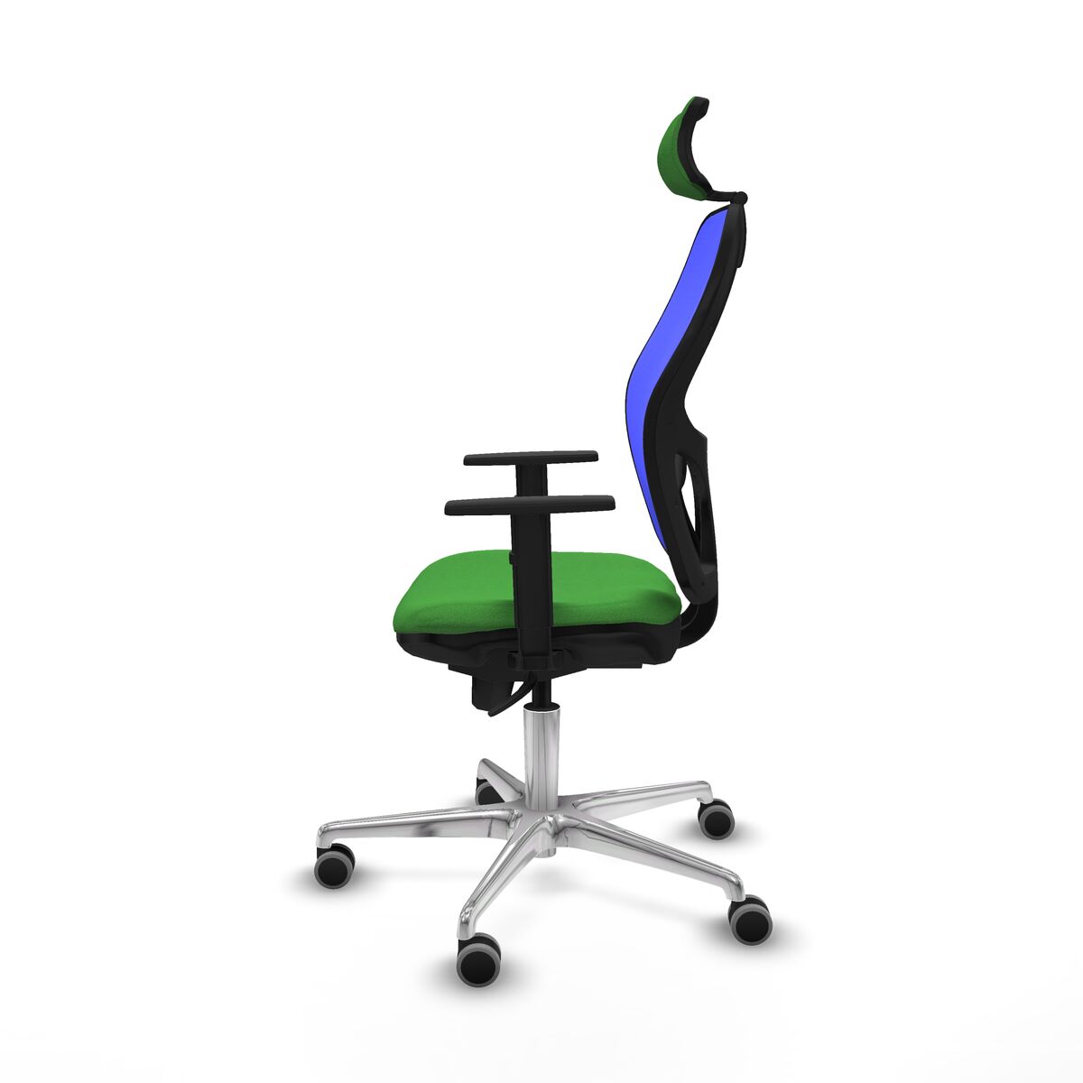 Silla de Oficina con Cabecero Piqueras y Crespo 1D086G2 Verde