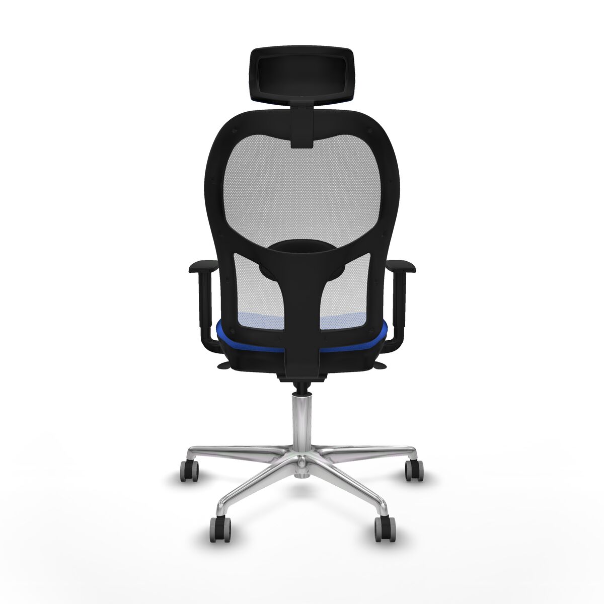 Silla de Oficina con Cabecero Piqueras y Crespo 1D086G2 Azul