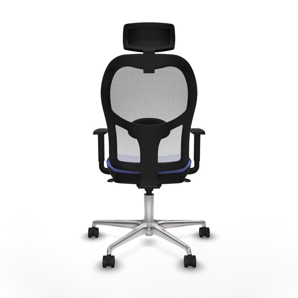 Silla de Oficina con Cabecero Piqueras y Crespo 1D086N2 Azul claro