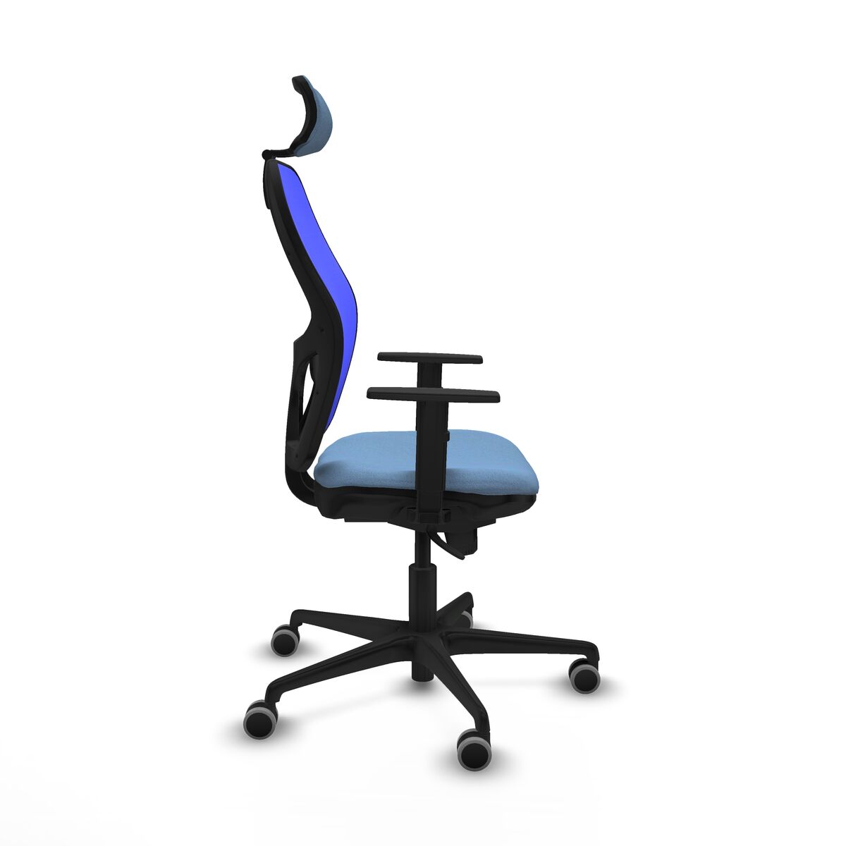 Silla de Oficina con Cabecero Piqueras y Crespo 1D036G2 Azul cielo