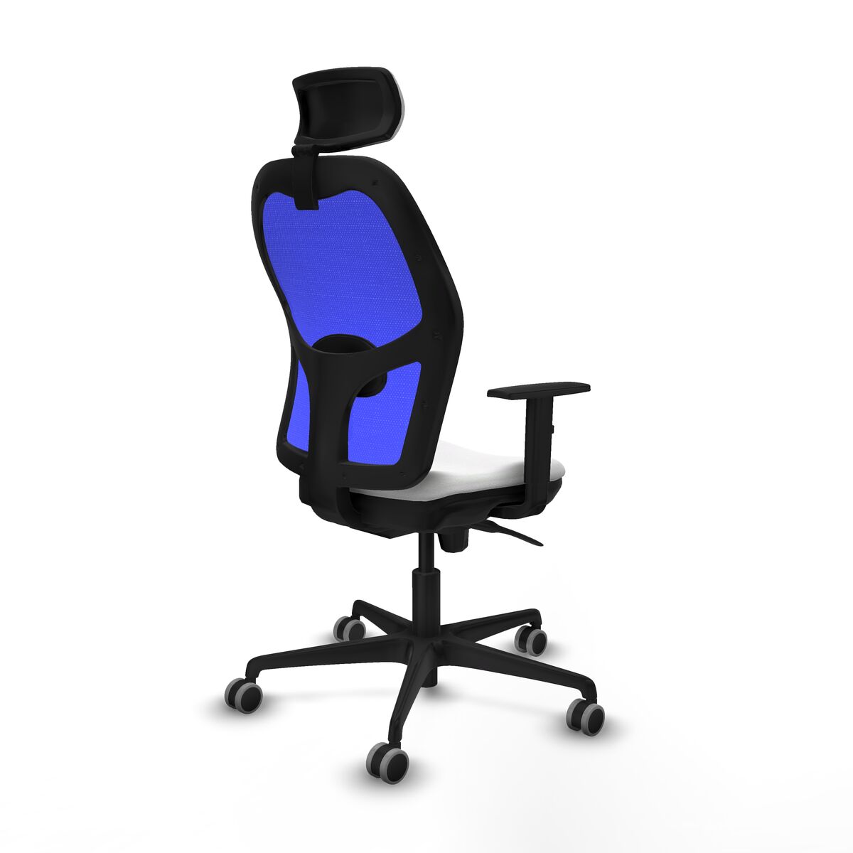 Silla de Oficina con Cabecero Piqueras y Crespo 1D036G2 Blanco