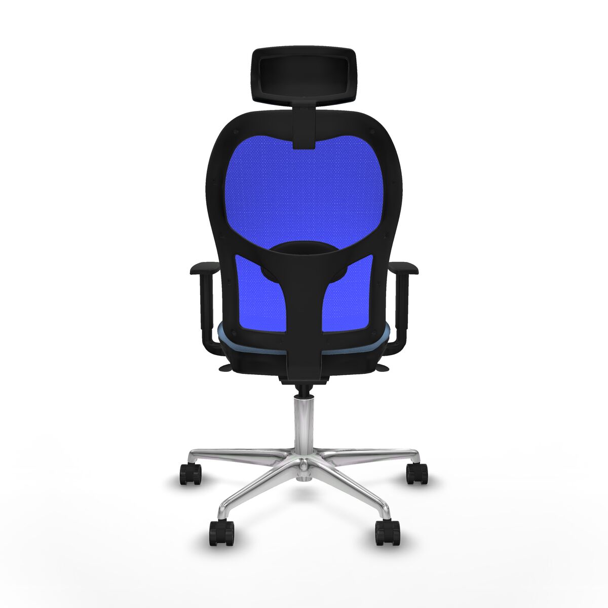 Silla de Oficina con Cabecero Piqueras y Crespo 1D086N2 Azul cielo