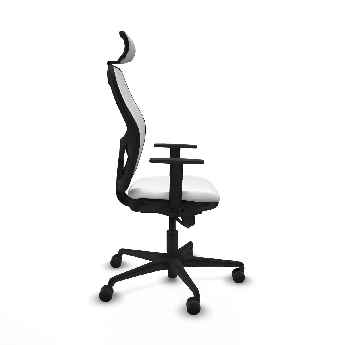 Silla de Oficina con Cabecero Piqueras y Crespo 1D036N2 Blanco