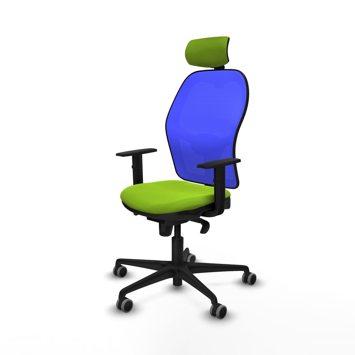 Silla de Oficina con Cabecero Piqueras y Crespo 1D036G2 Pistacho