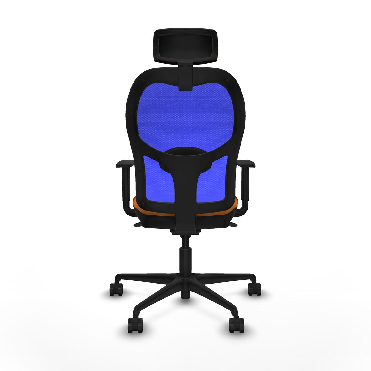 Silla de Oficina con Cabecero Piqueras y Crespo 1D036N2 Naranja