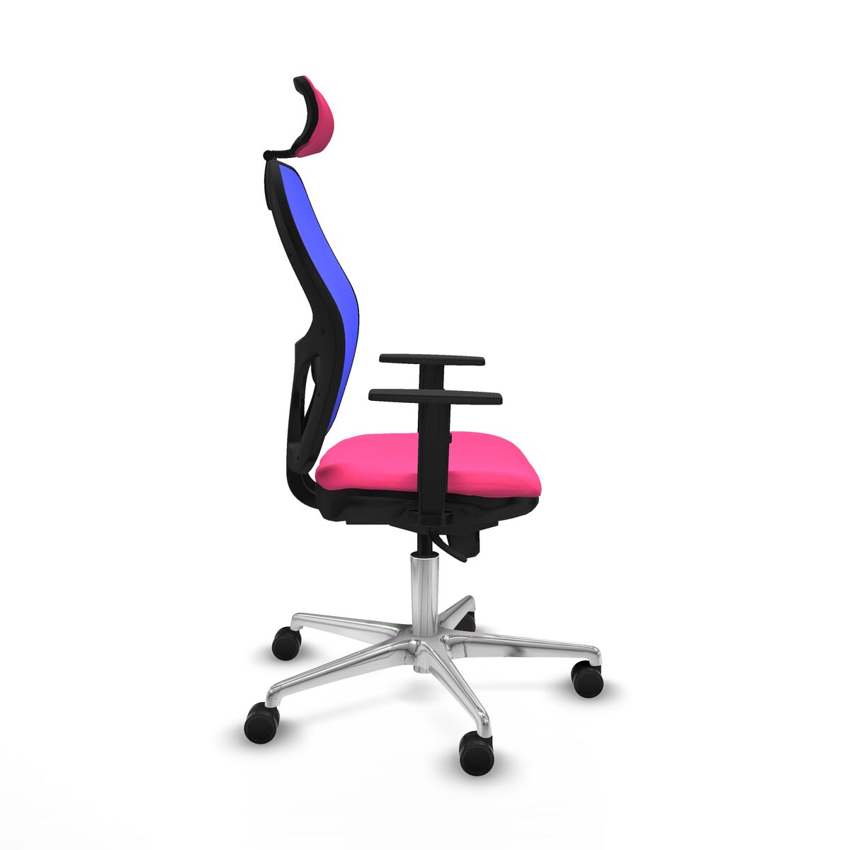 Silla de Oficina con Cabecero Piqueras y Crespo 1D086N2 Rosa