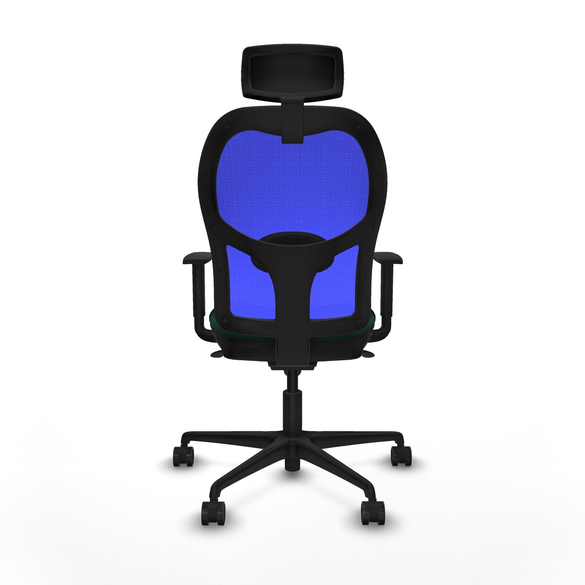 Silla de Oficina con Cabecero Piqueras y Crespo 1D036N2 Verde