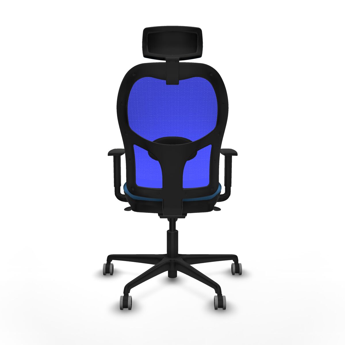 Silla de Oficina con Cabecero Piqueras y Crespo 1D036G2 Azul claro