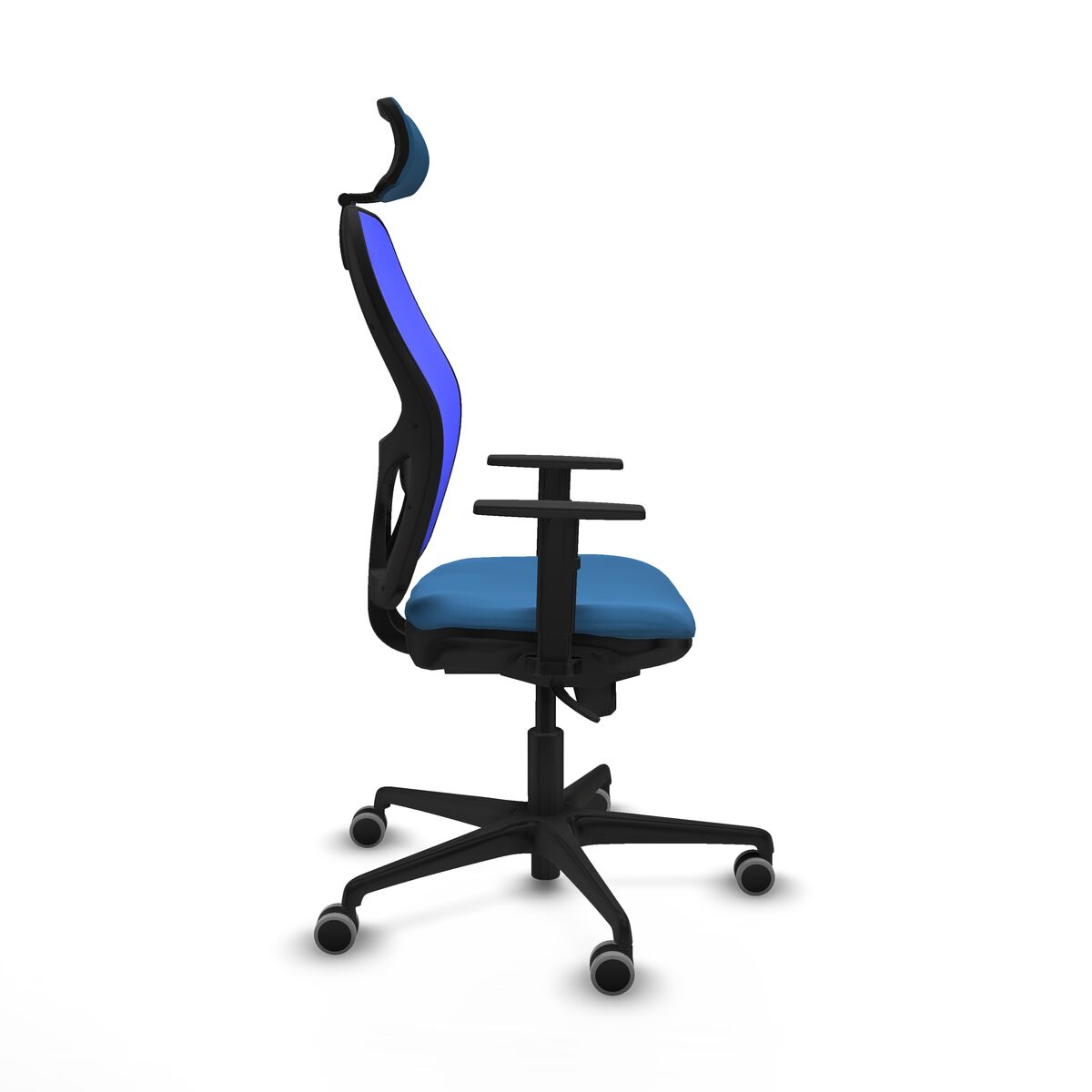 Silla de Oficina con Cabecero Piqueras y Crespo 1D036G2 Azul claro