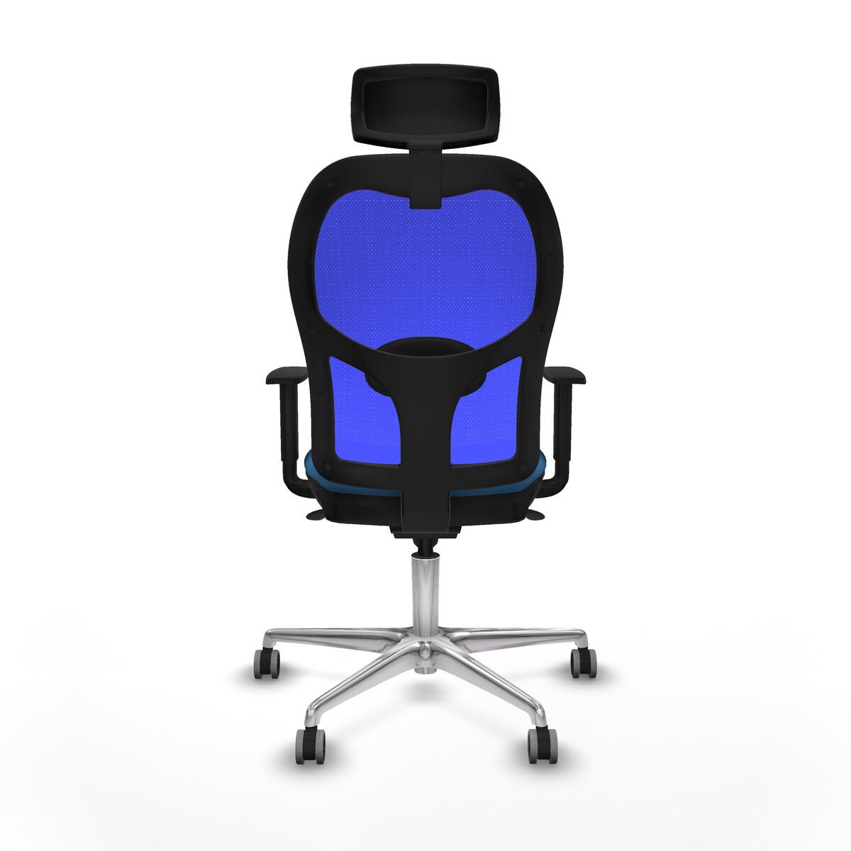 Silla de Oficina con Cabecero Piqueras y Crespo 1D086G2 Azul claro