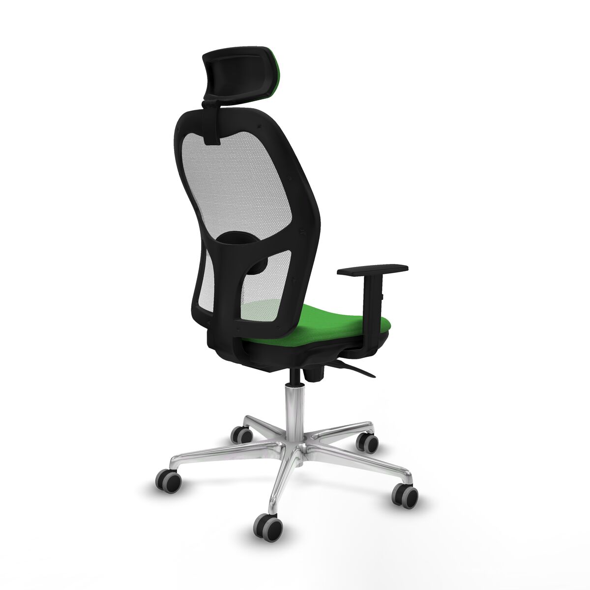 Silla de Oficina con Cabecero Piqueras y Crespo 1D086G2 Verde