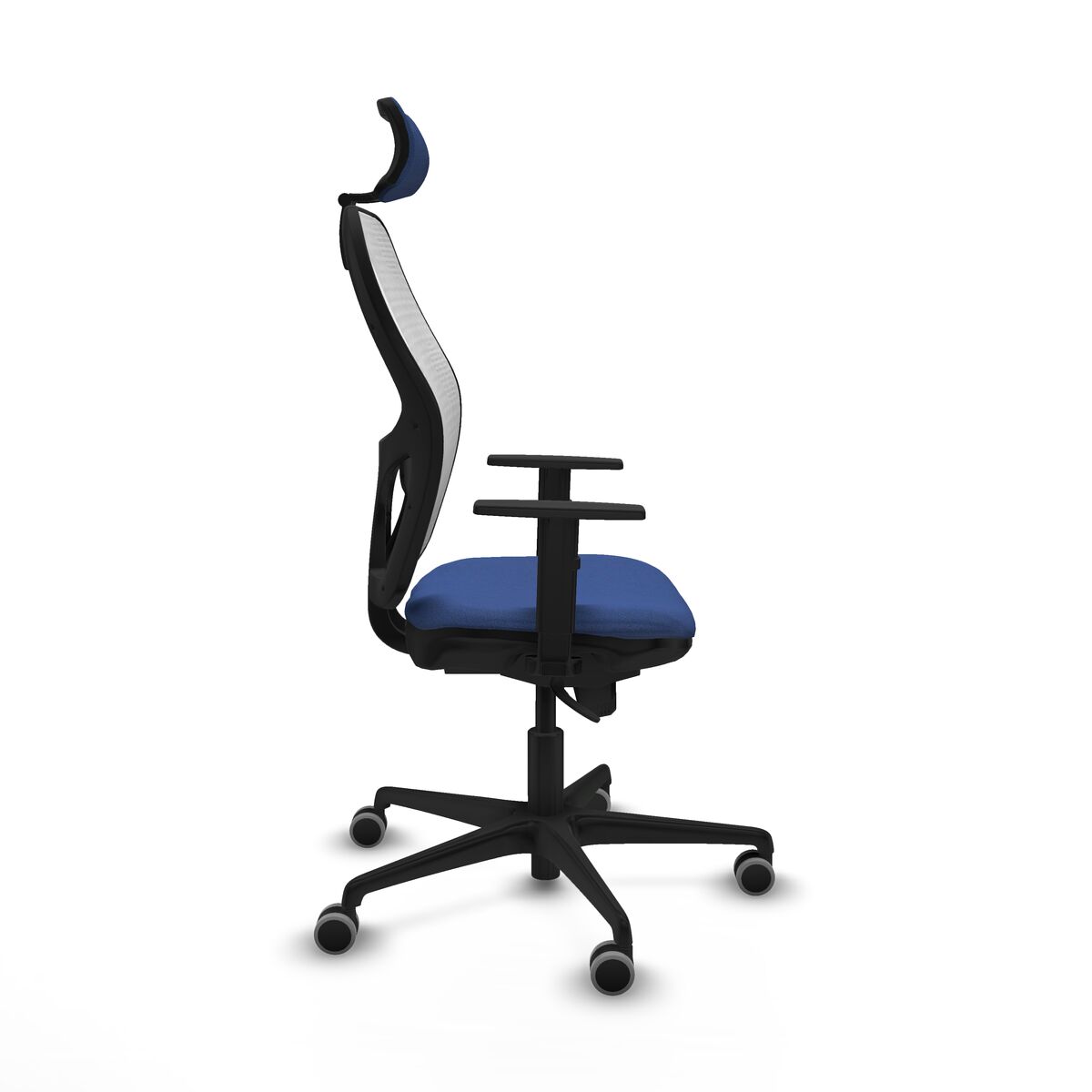 Silla de Oficina con Cabecero Piqueras y Crespo 1D036G2 Azul marino
