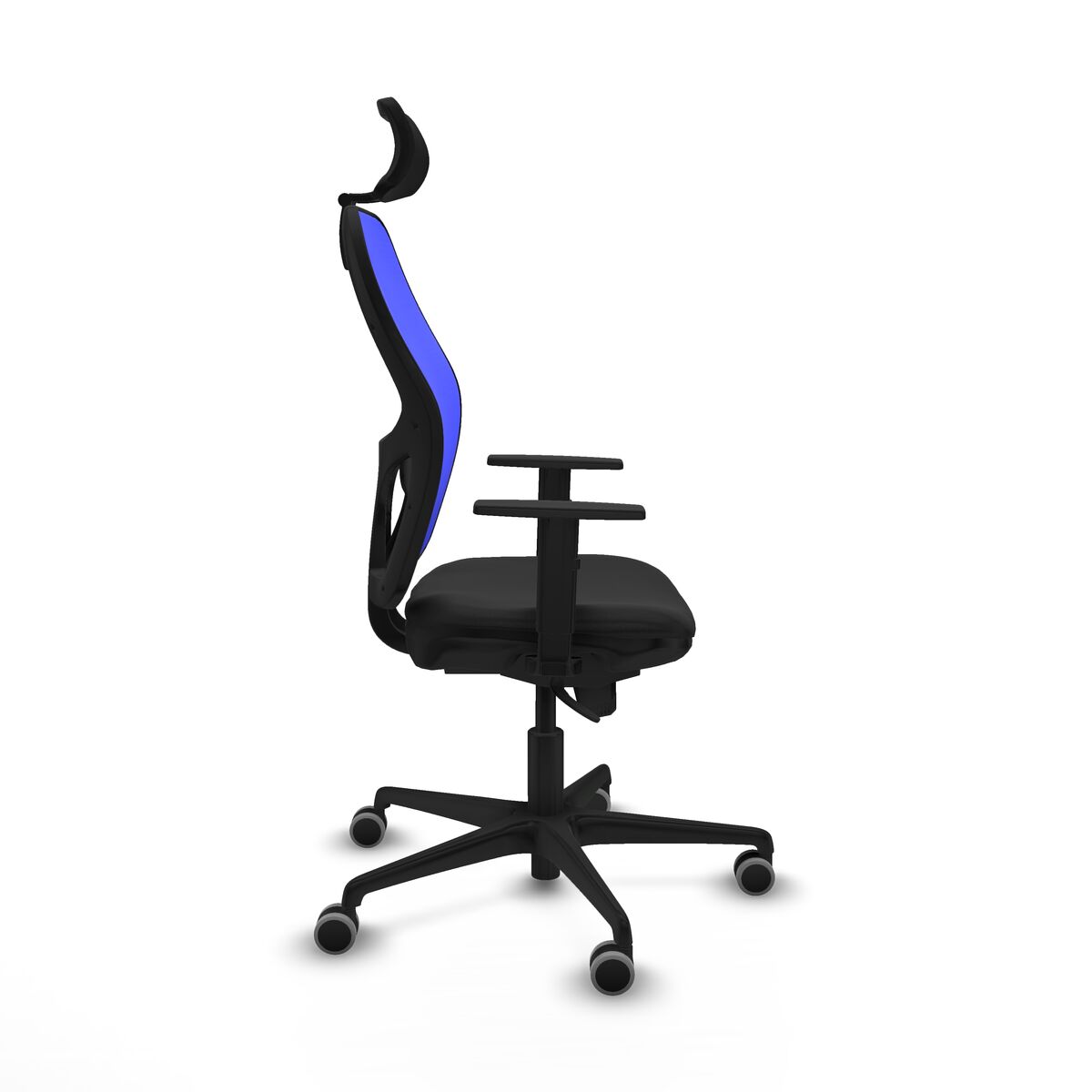 Silla de Oficina con Cabecero Piqueras y Crespo 1D036G2 Negro