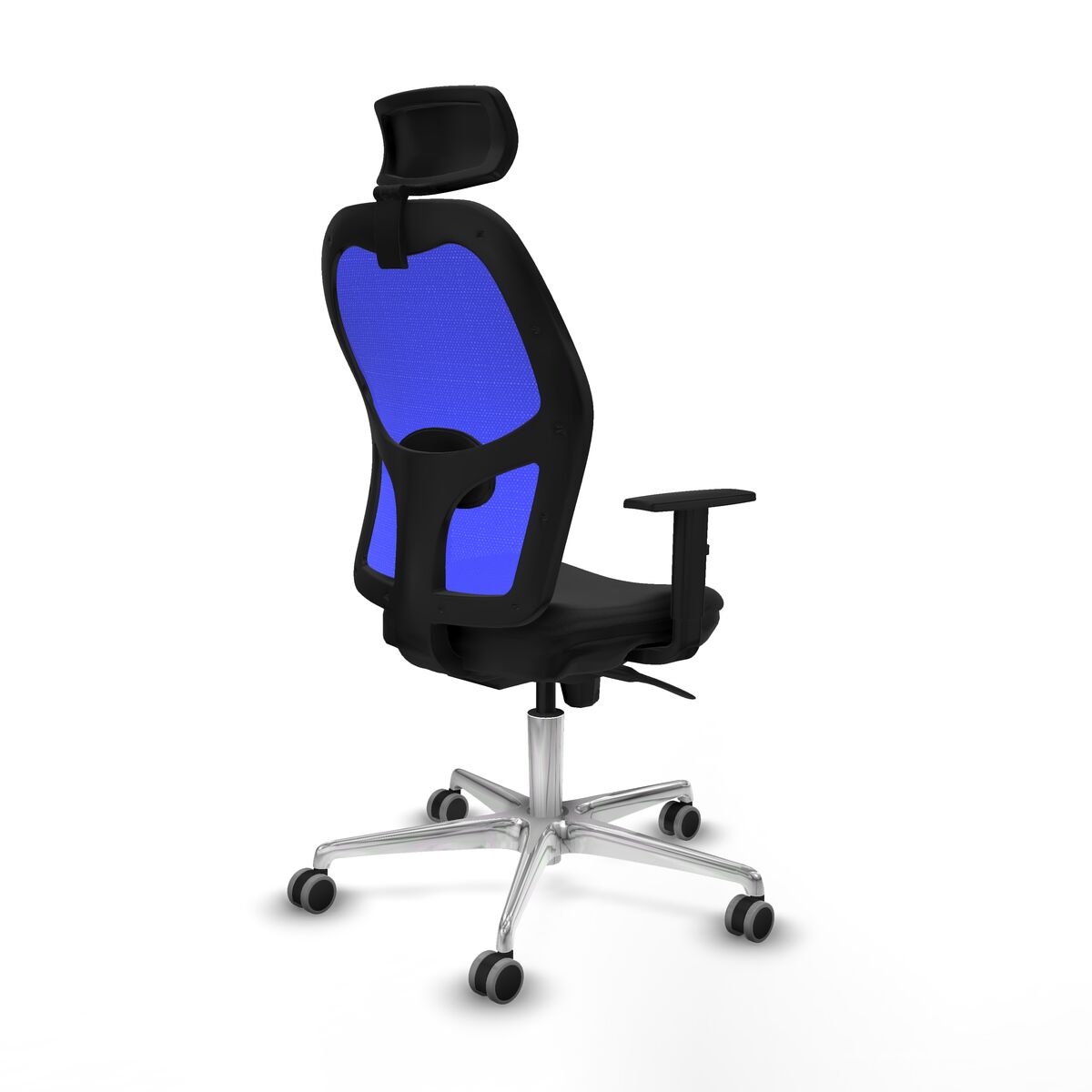 Silla de Oficina con Cabecero Piqueras y Crespo 1D086G2 Negro