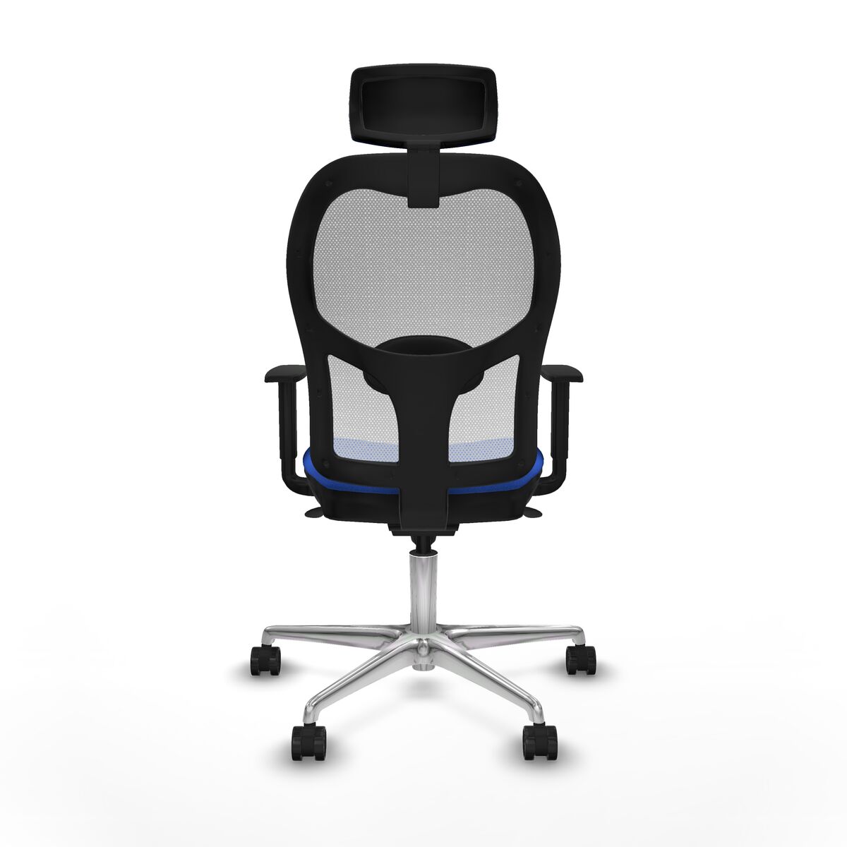 Silla de Oficina con Cabecero Piqueras y Crespo 1D086N2 Azul