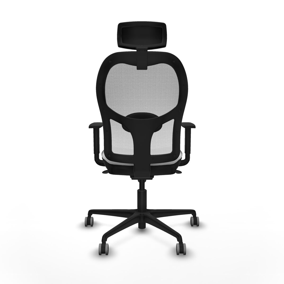 Silla de Oficina con Cabecero Piqueras y Crespo 1D036G2 Blanco