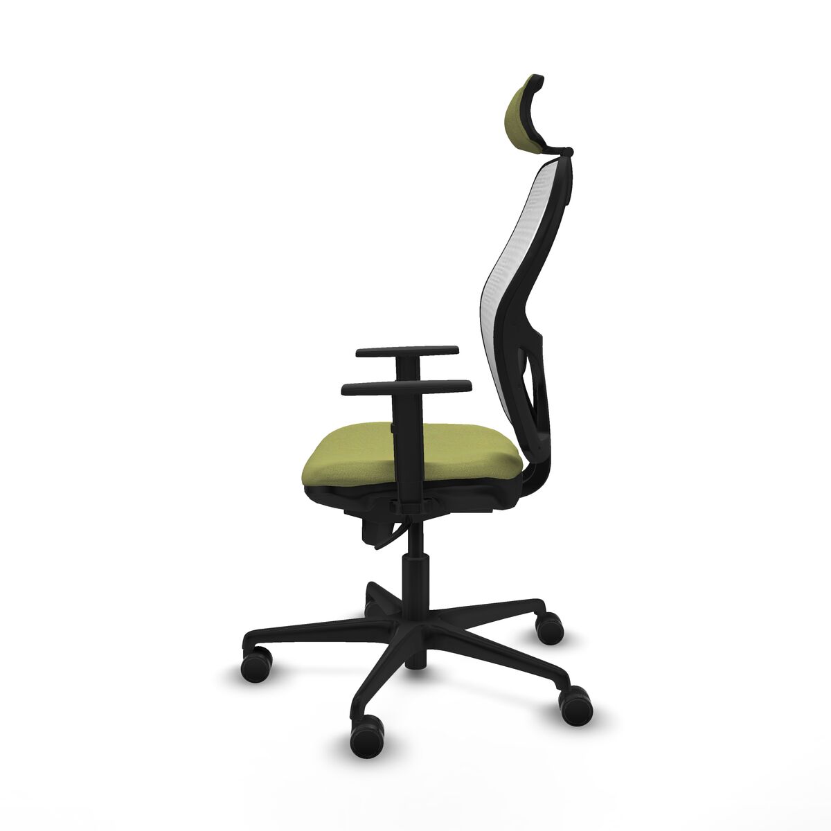 Silla de Oficina con Cabecero Piqueras y Crespo 1D036N2 Verde