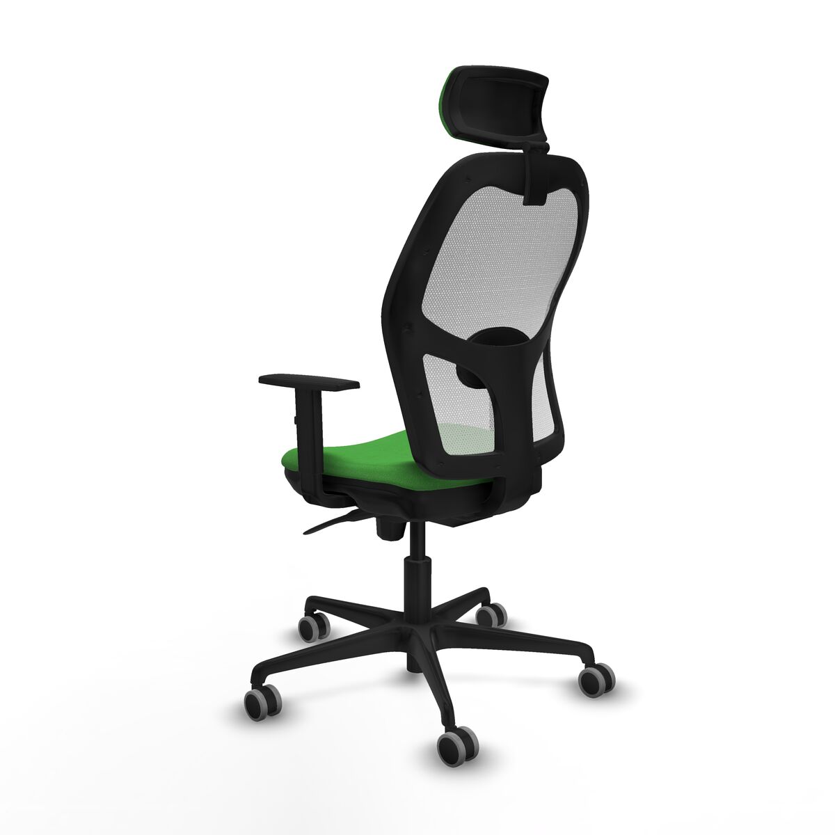 Silla de Oficina con Cabecero Piqueras y Crespo 1D036G2 Verde