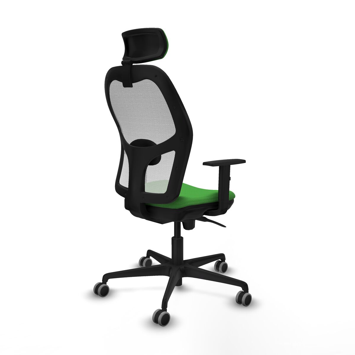 Silla de Oficina con Cabecero Piqueras y Crespo 1D036G2 Verde