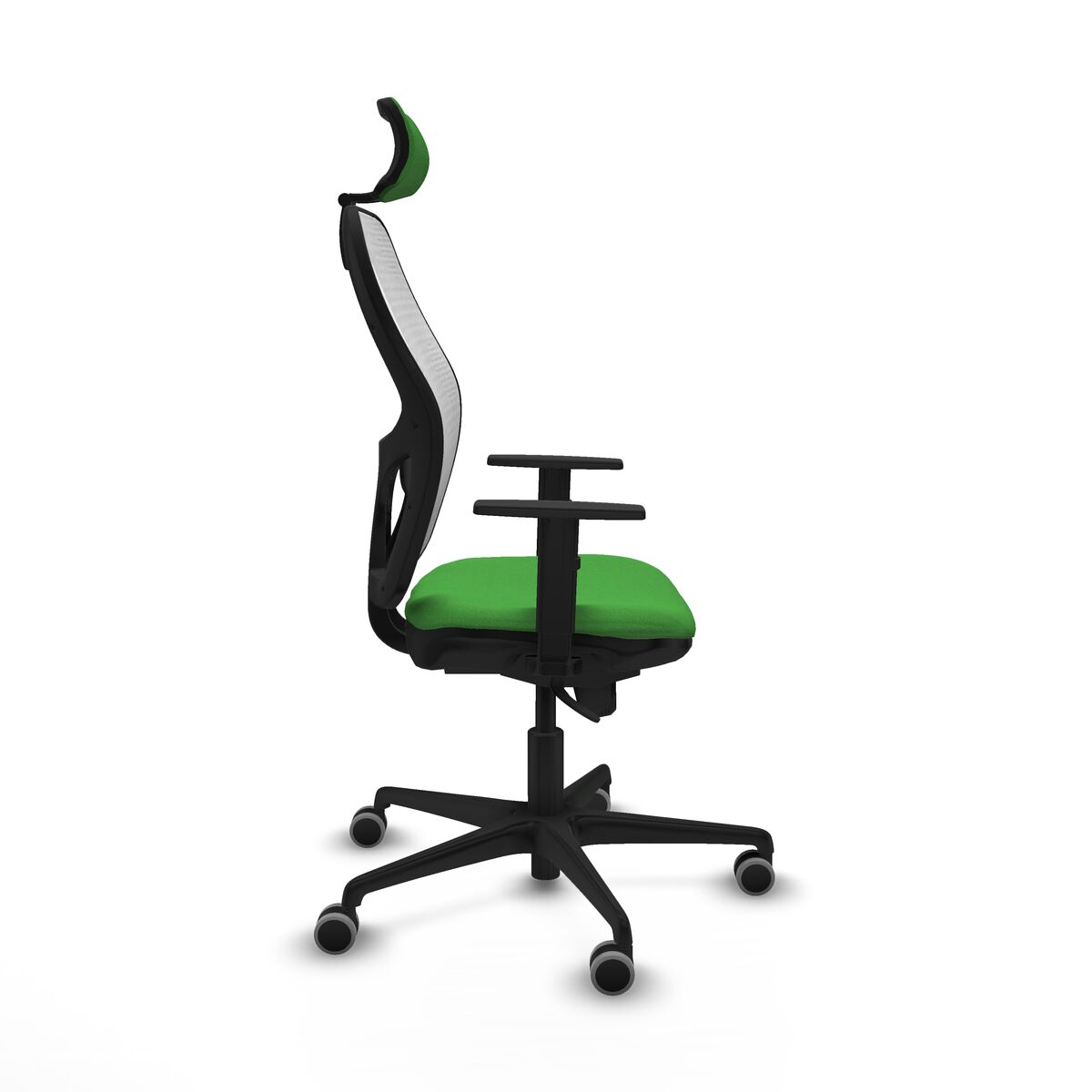 Silla de Oficina con Cabecero Piqueras y Crespo 1D036G2 Verde