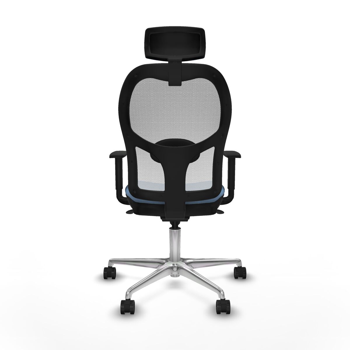 Silla de Oficina con Cabecero Piqueras y Crespo 1D086N2 Azul cielo