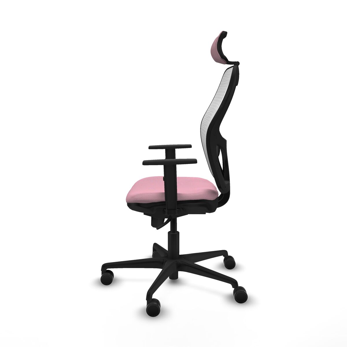 Silla de Oficina con Cabecero Piqueras y Crespo 1D036N2 Rosa