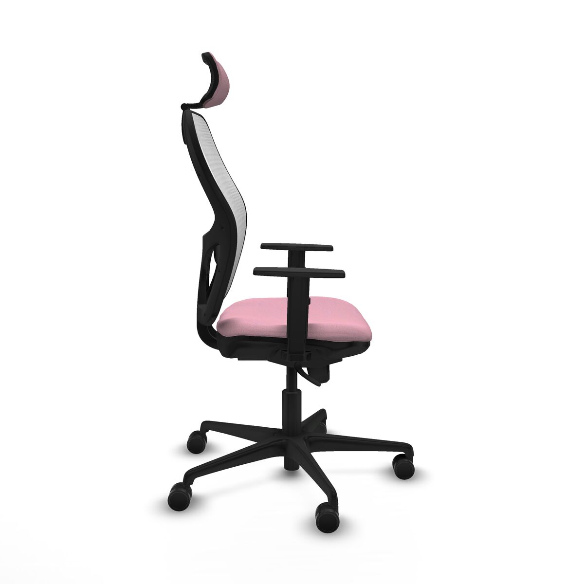 Silla de Oficina con Cabecero Piqueras y Crespo 1D036N2 Rosa